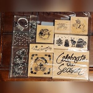 Stampin' Up! Celebrate the Season Wooden Stamp Set